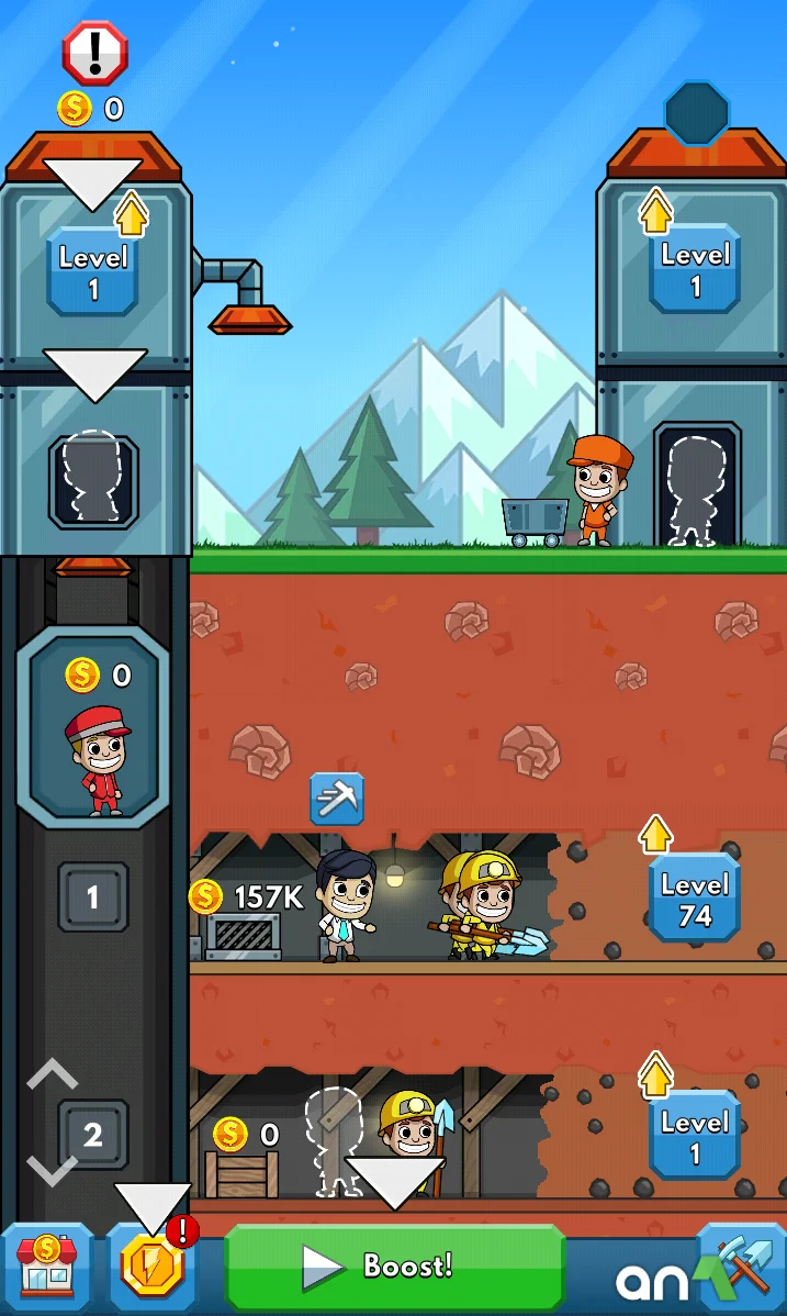 Idle Miner Tycoon screenshot 2