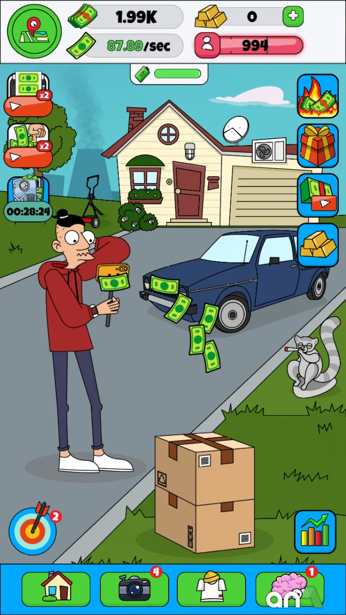 Lamar - Idle Vlogger screenshot 2