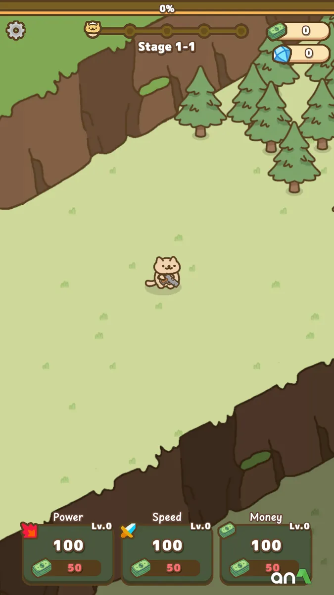 Idle Cat Gunner screenshot 1