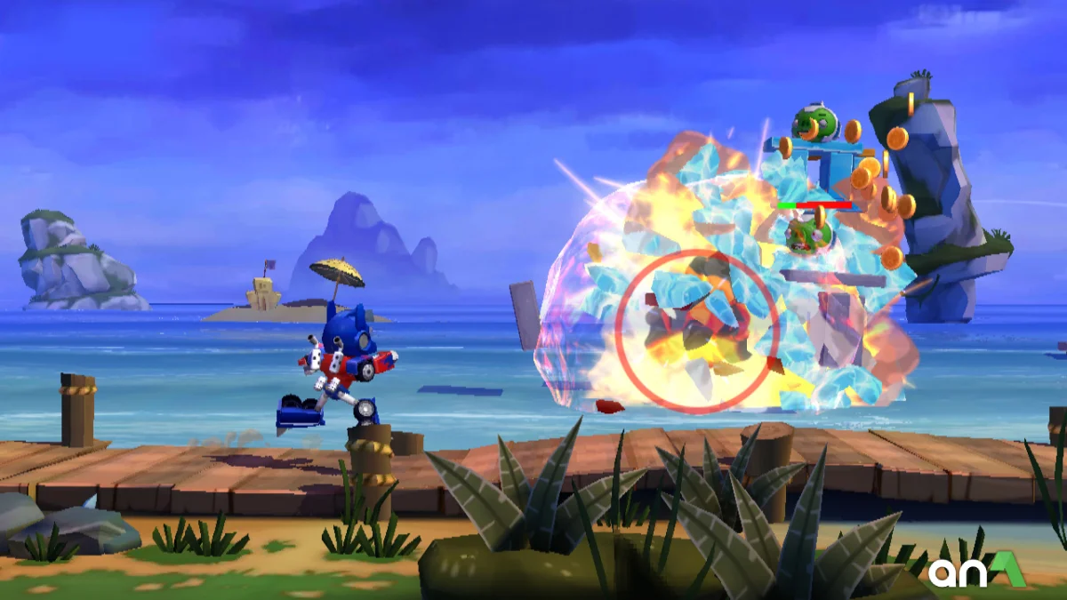 Angry Birds Transformers gameplay screenshot 4