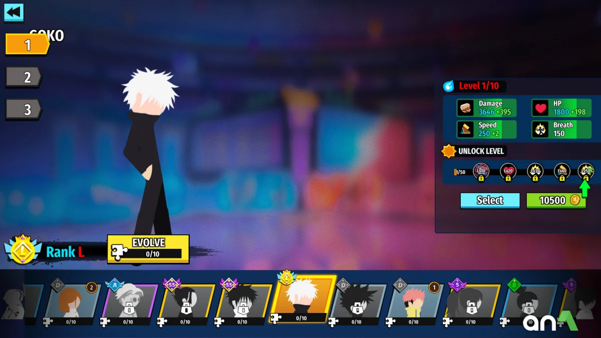 Stick Cursed: Phantom Fight gameplay screenshot 2