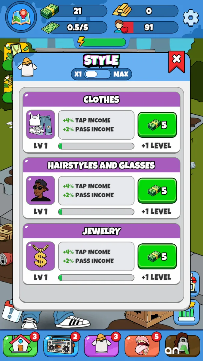 Rap Star: Idle Clicker screenshot 5