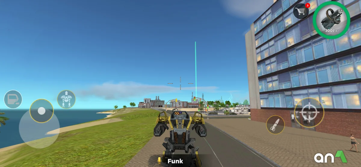 Screenshot 3 Rope Hero: Mafia City Wars