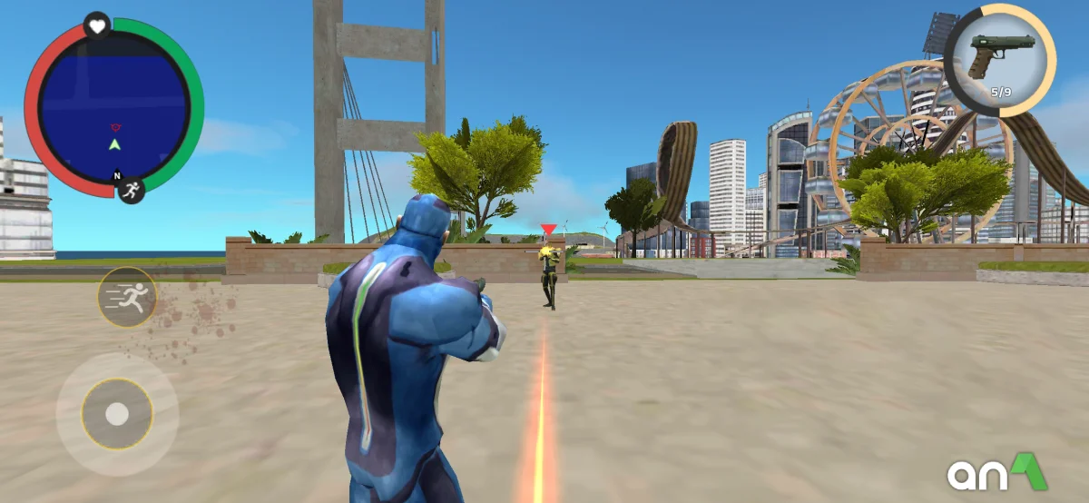 Screenshot 1 Rope Hero: Mafia City Wars