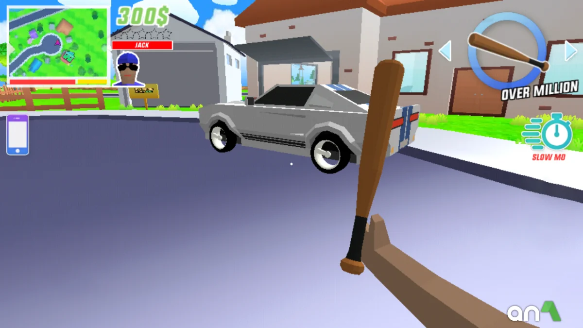 Dude Theft Wars oynanış ekran görüntüsü 2