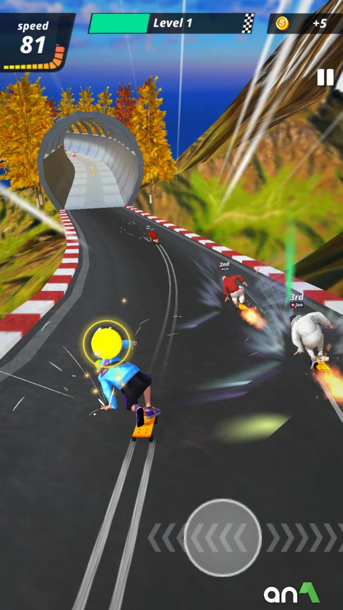 Downhill Racer gameplay screenshot 2