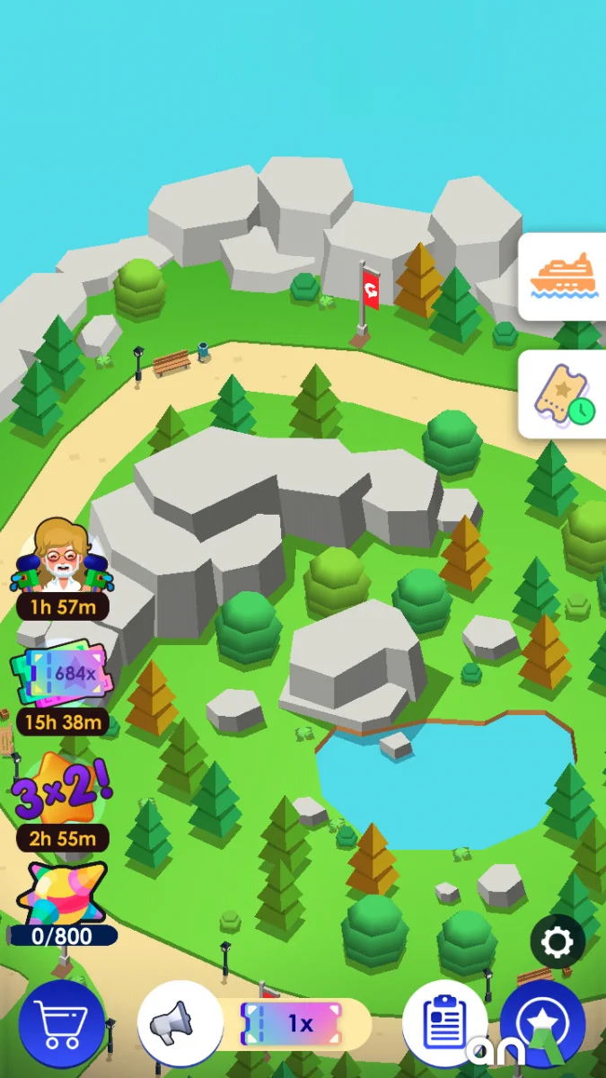 Скриншот 4 Idle Theme Park Tycoon