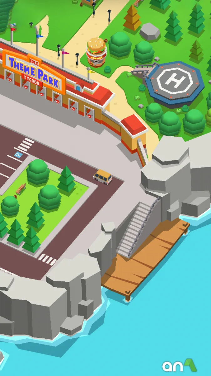 Скриншот 1 Idle Theme Park Tycoon