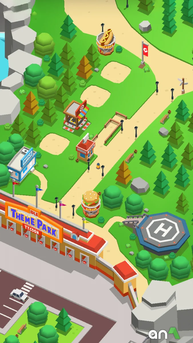 Скриншот 2 Idle Theme Park Tycoon