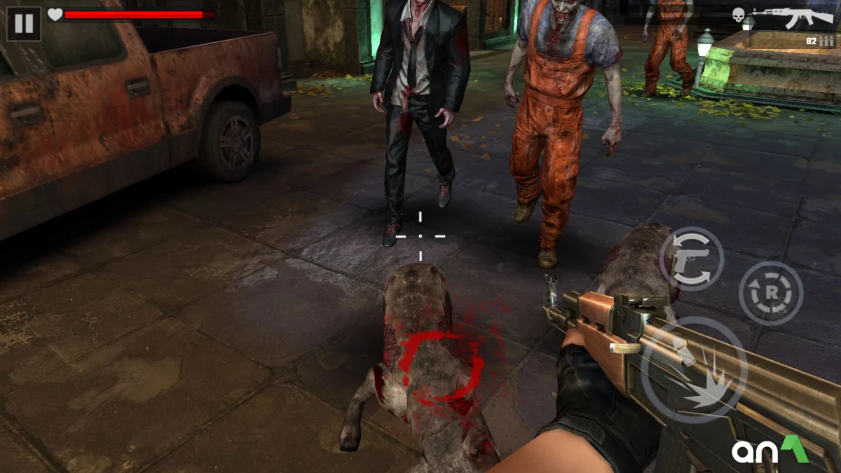 Zombie Fire 3D 게임플레이 스크린샷 2