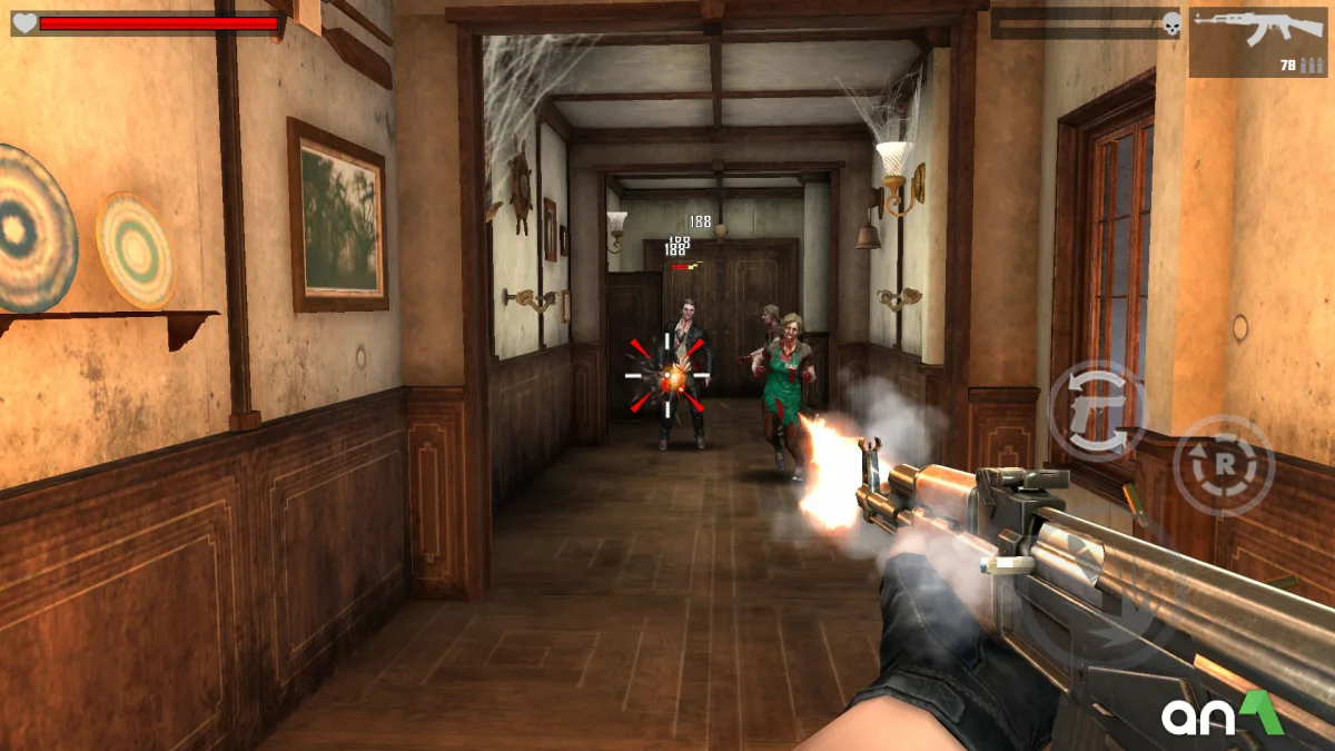 Zombie Fire 3D 게임플레이 스크린샷 3