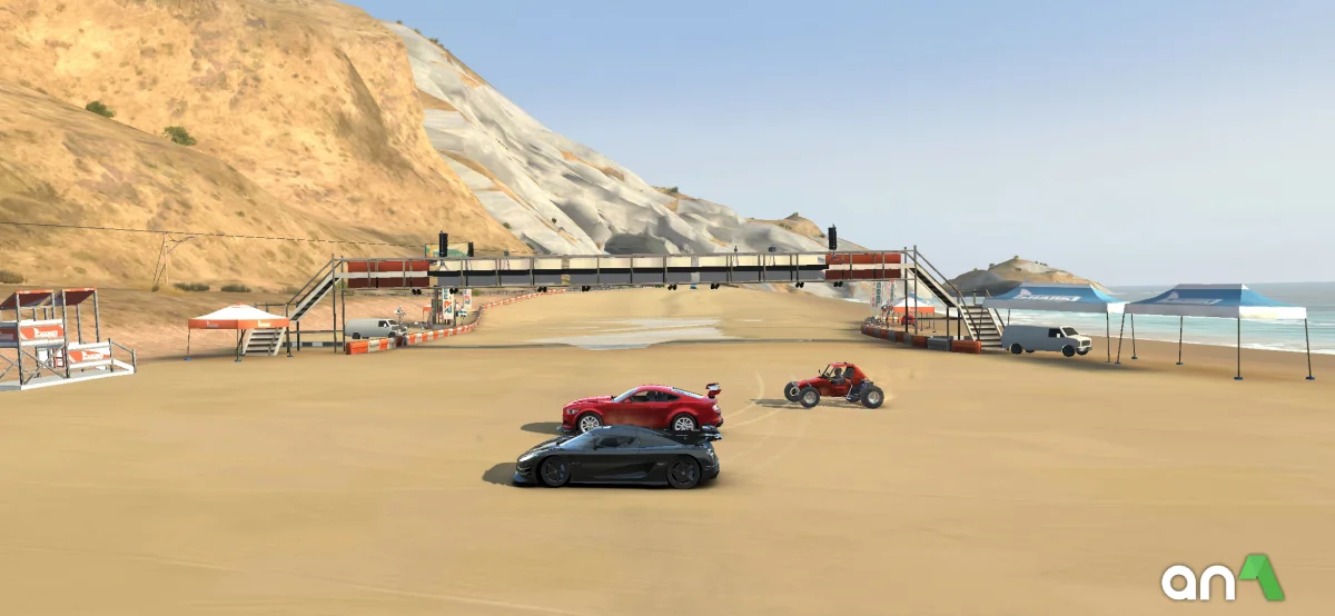 Captura de pantalla del juego Rebel Racing 3