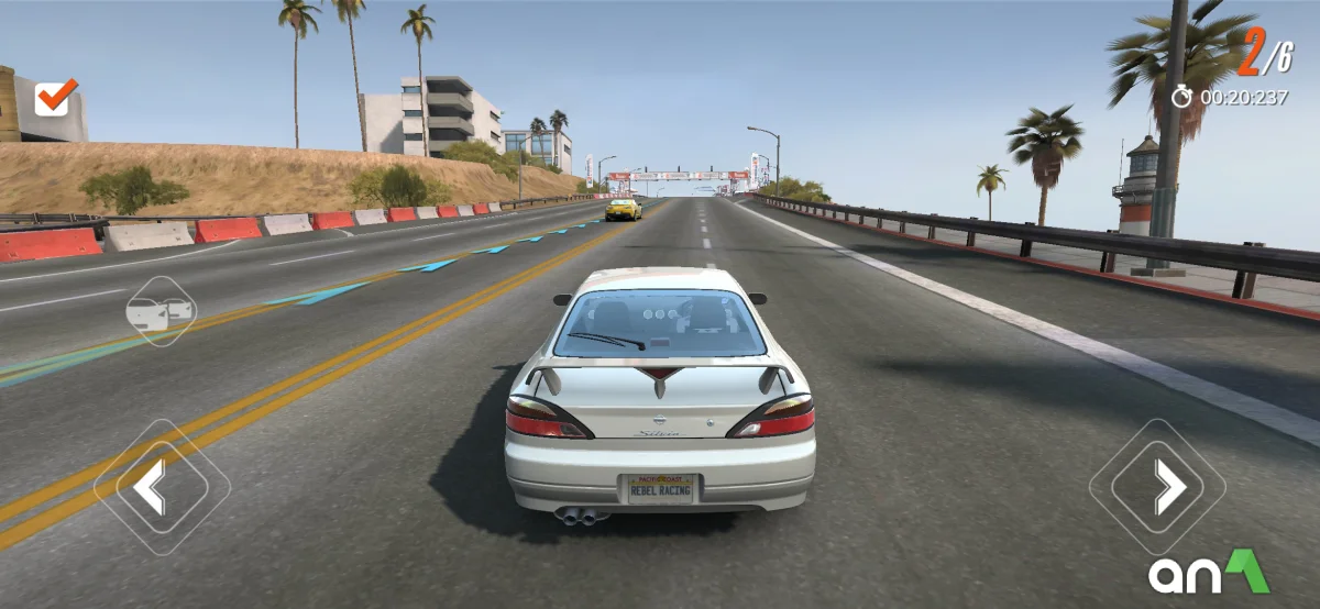 Captura de pantalla del juego Rebel Racing 5