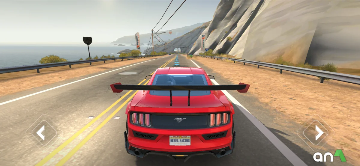 Captura de pantalla del juego Rebel Racing 1