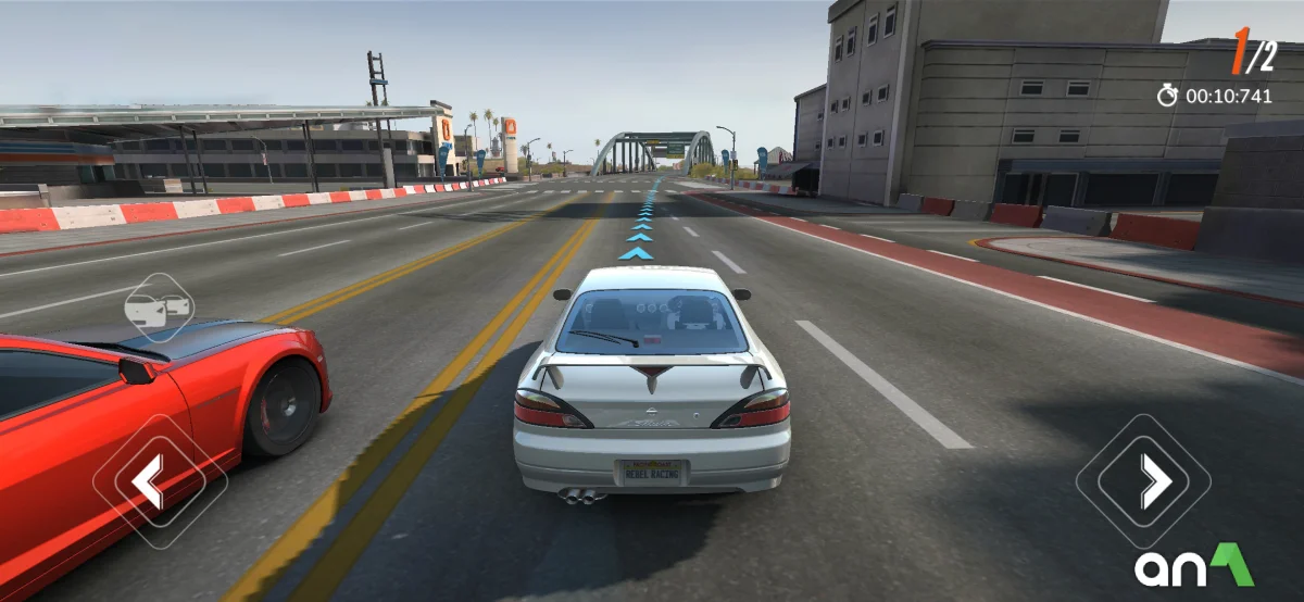 Captura de pantalla del juego Rebel Racing 4