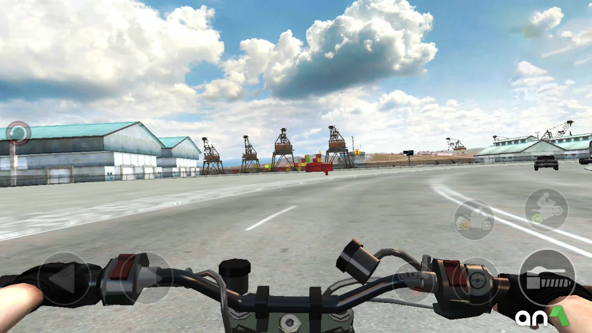Captura de pantalla del gameplay de Xtreme Motorbikes 3