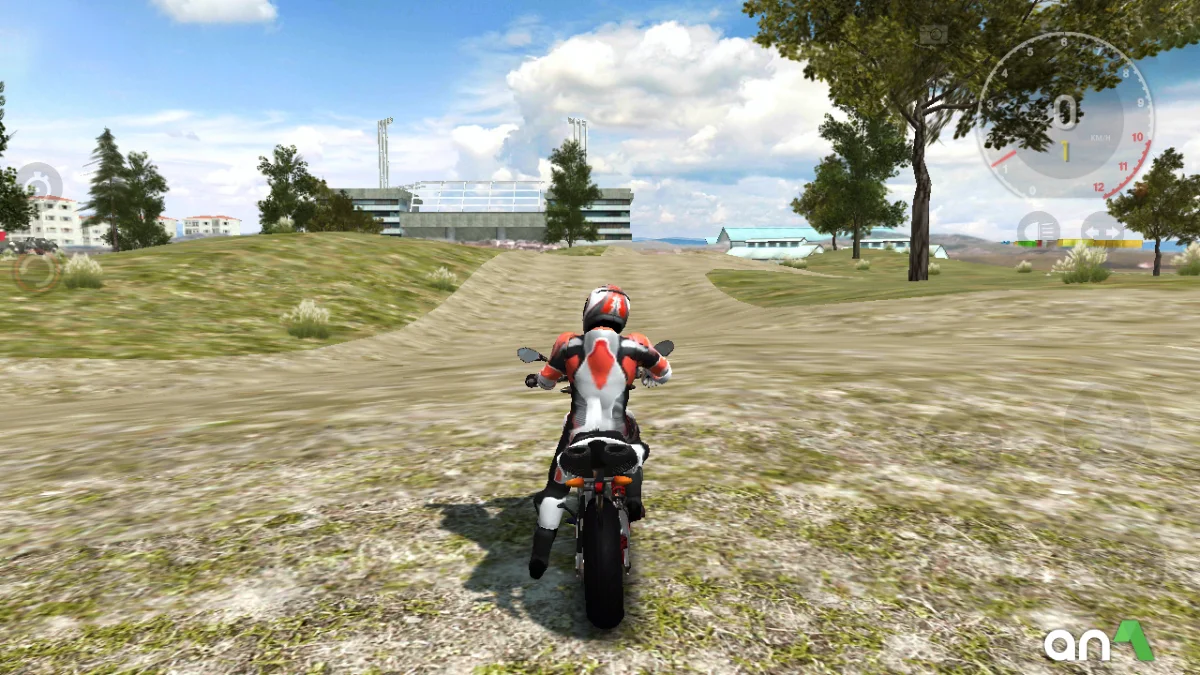 Captura de pantalla del gameplay de Xtreme Motorbikes 4