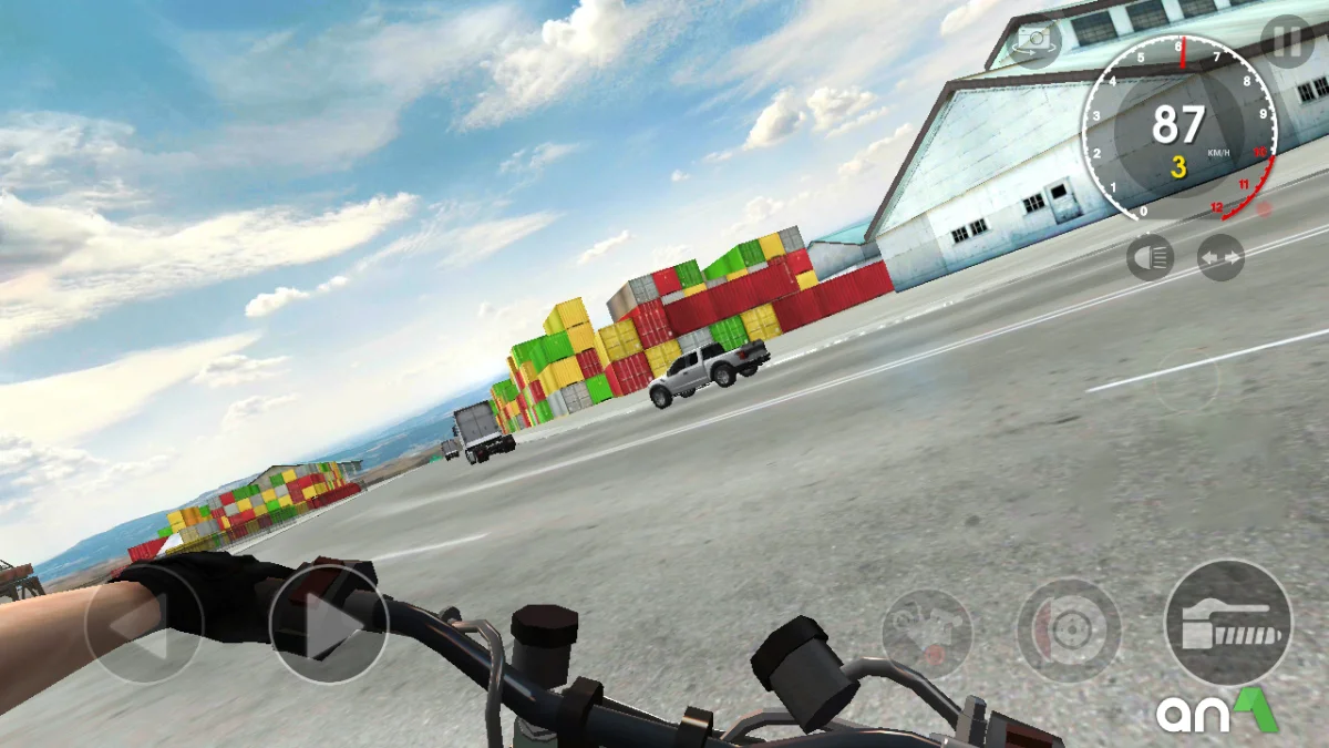 Captura de pantalla del gameplay de Xtreme Motorbikes 2