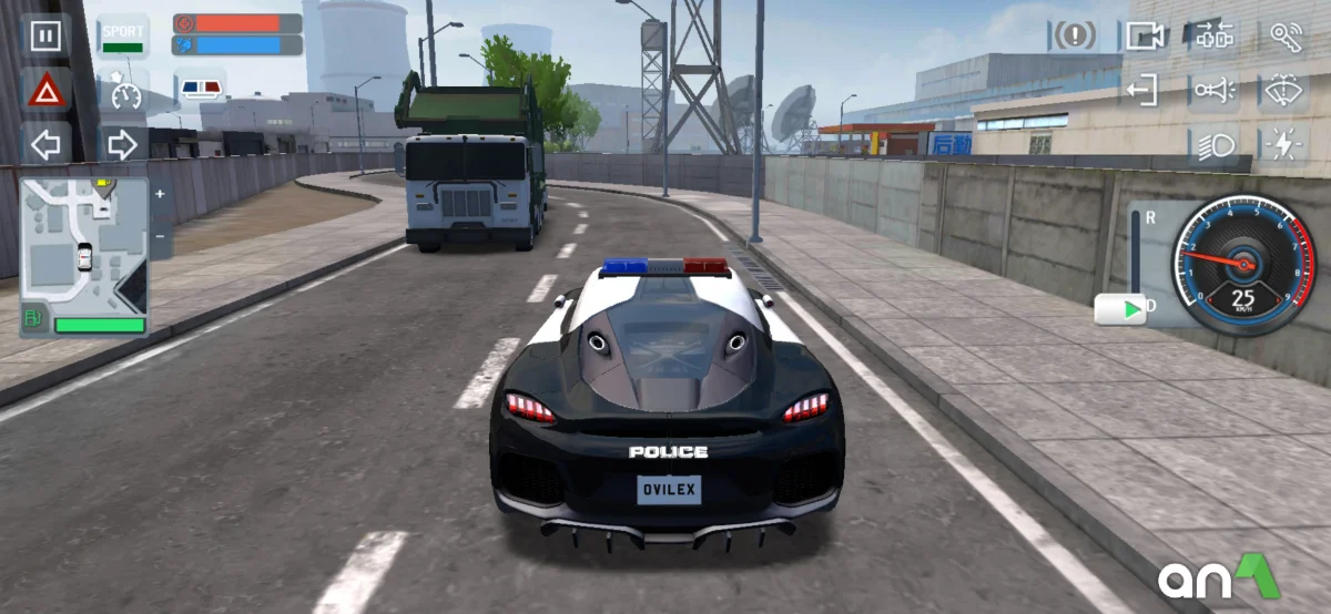 Real Police Car Simulator Game in-game screenshot 1
