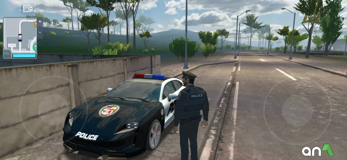 Real Police Car Simulator Game in-game screenshot 3