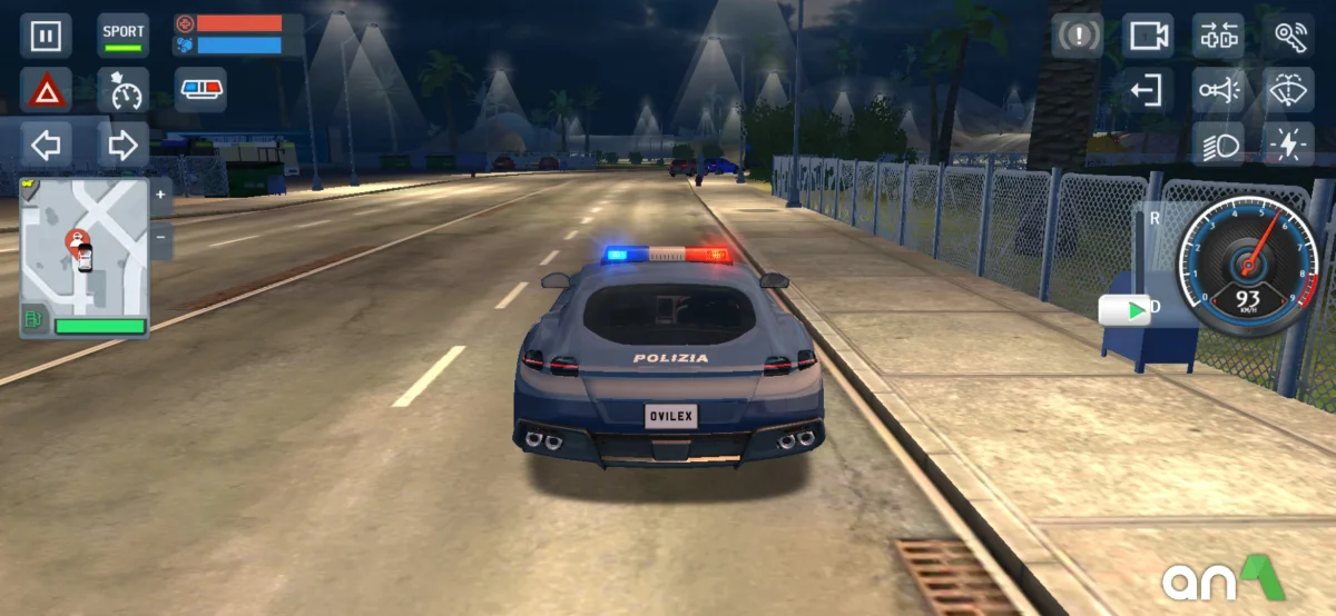 Real Police Car Simulator Game in-game screenshot 2