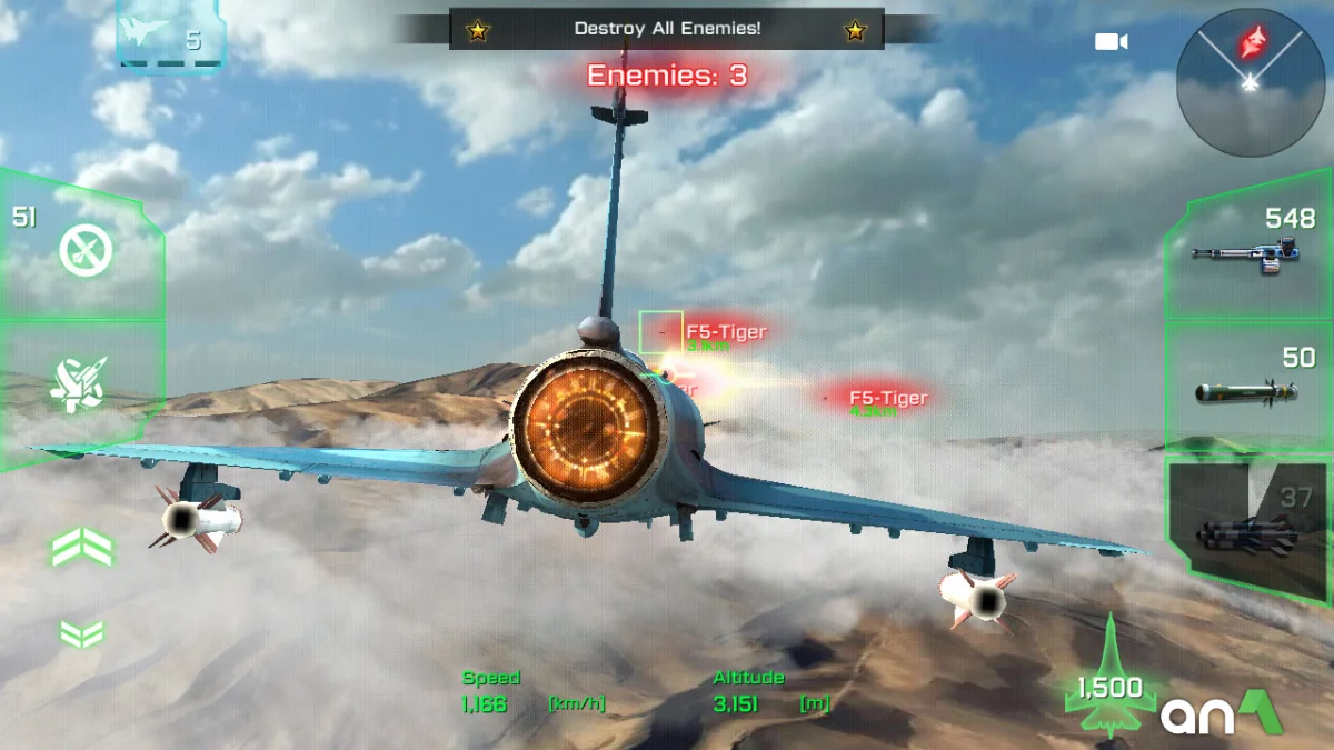 Ace Fighter screenshot 3