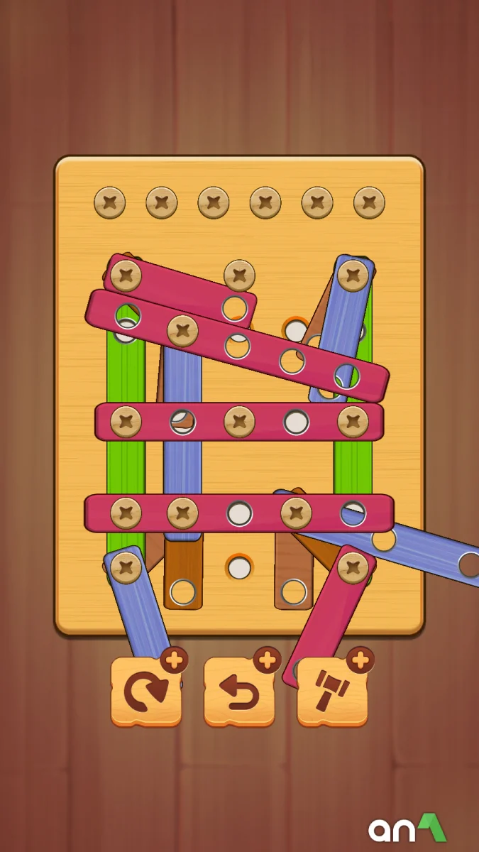 Wood Nuts & Bolts Puzzle screenshot 5