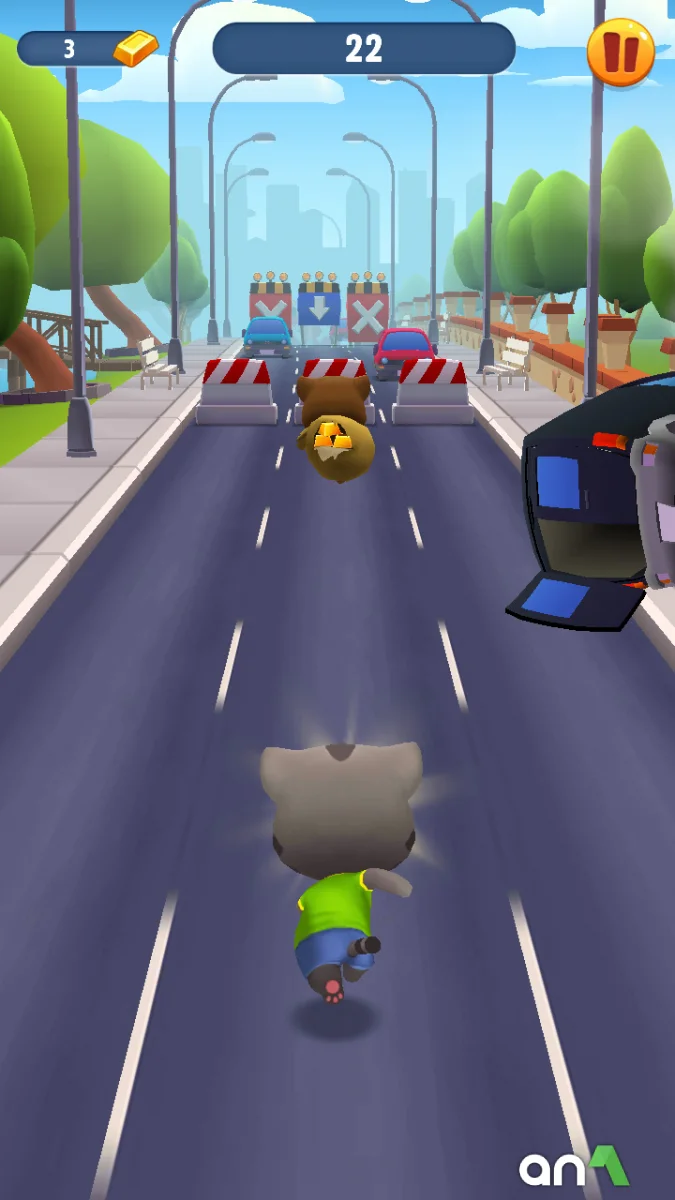 Talking Tom Gold Run Скриншот 2