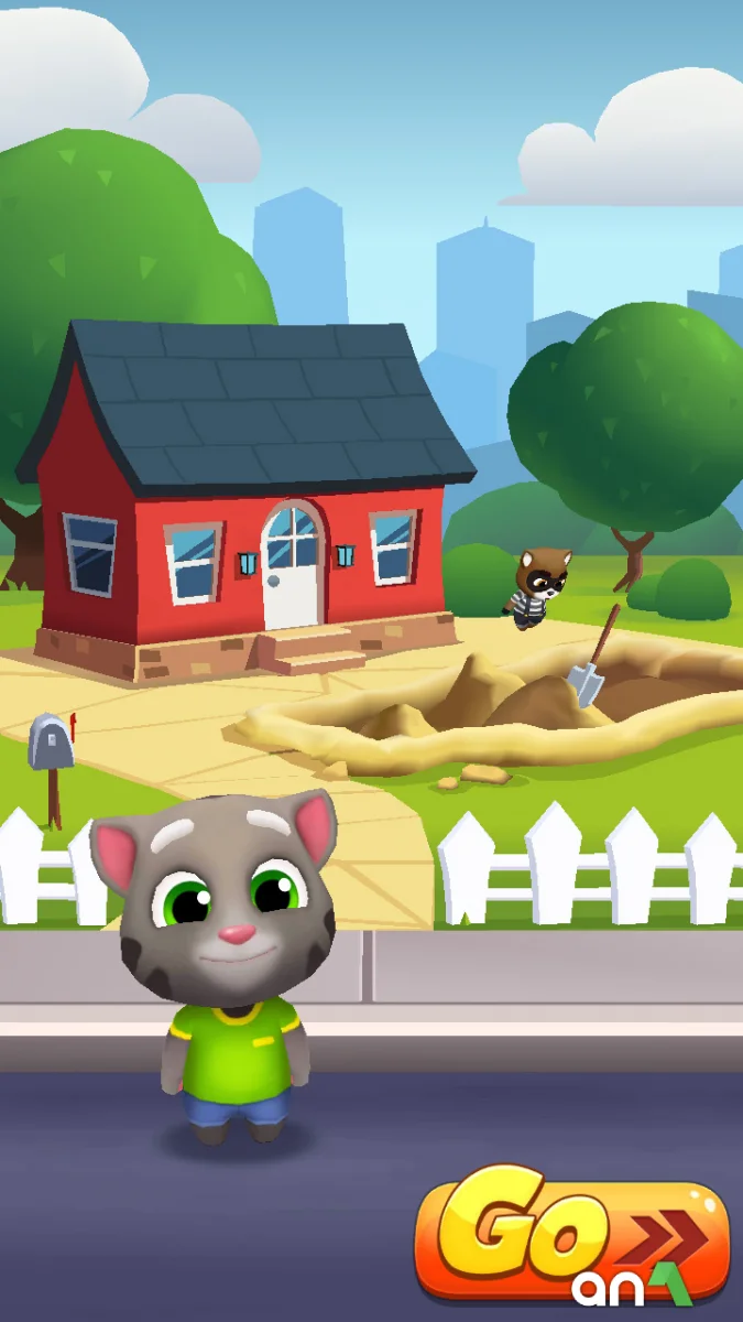 Talking Tom Gold Run Скриншот 1