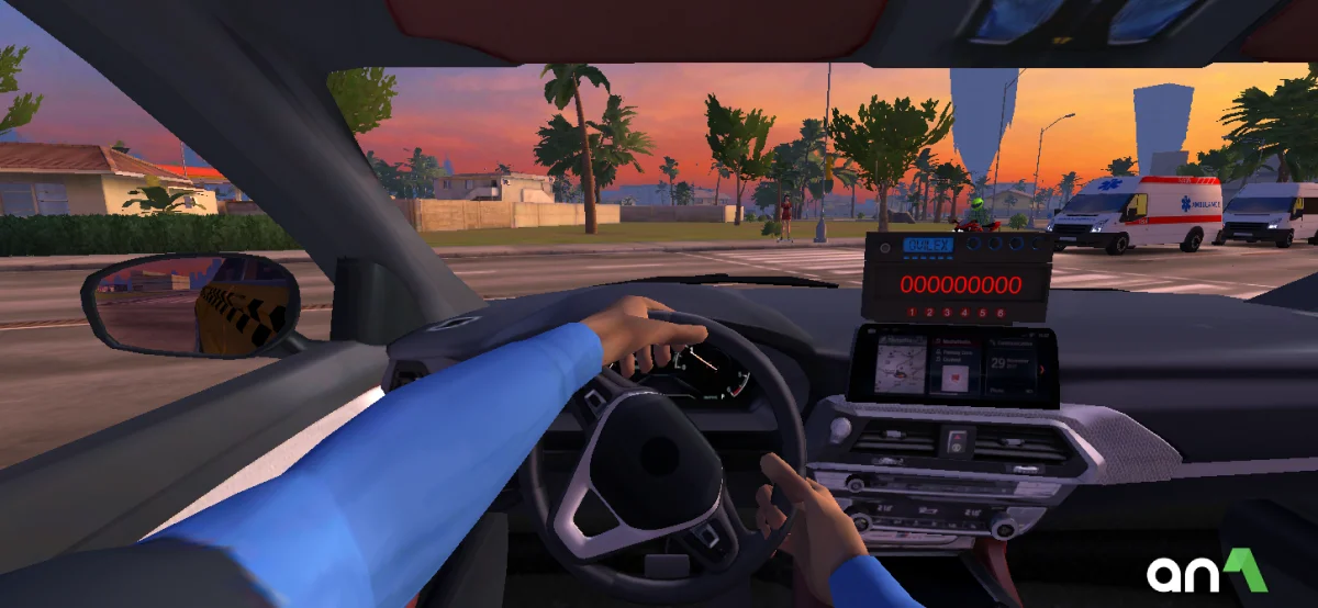 Captura de pantalla 2 de Taxi Car Simulator: EVO