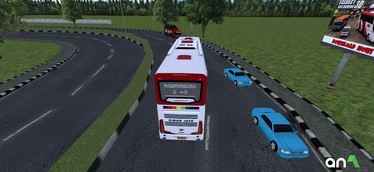 Mobile Bus Simulator screenshot 1
