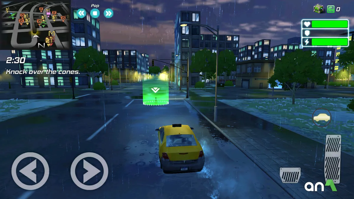 Rope Frog Ninja Hero Car Vegas screenshot 3
