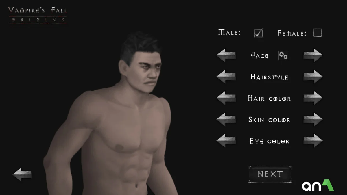 Vampire's Fall: Origins RPG gameplay screenshot 1