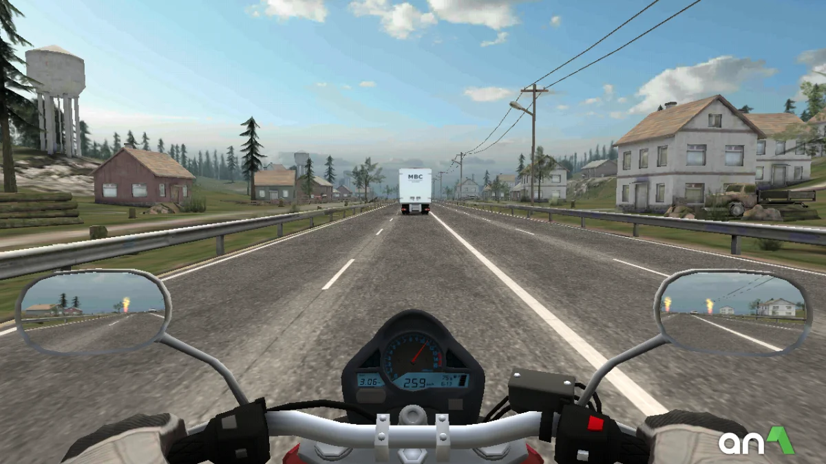 Racing Fever: Moto screenshot 1