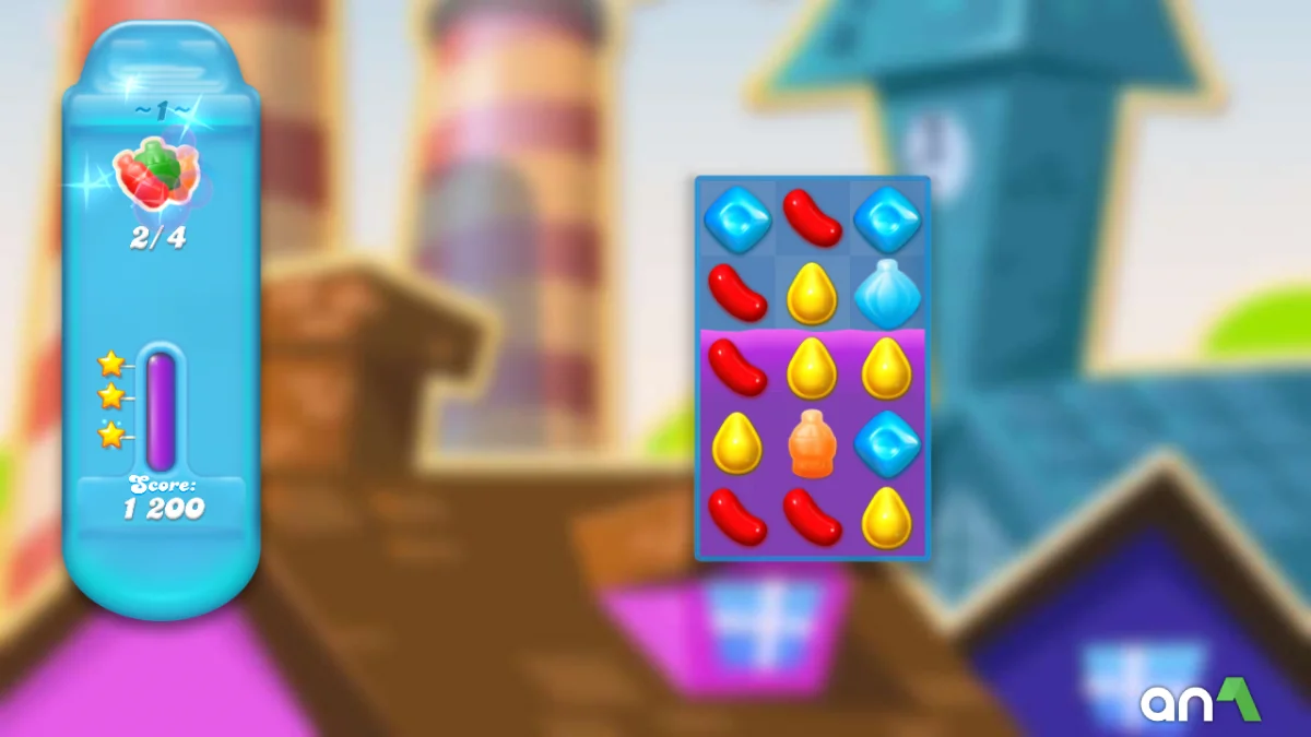 Candy Crush Soda Saga gameplay screenshot 1