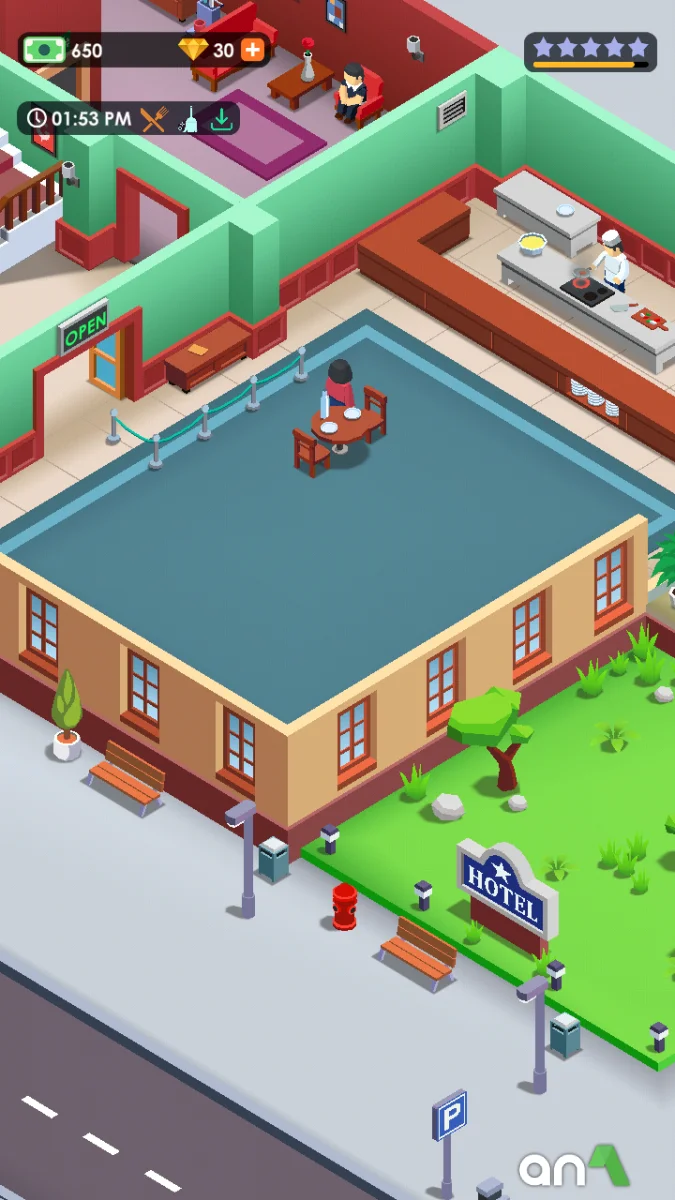 Hotel Empire Tycoon - Idle Game screenshot 4