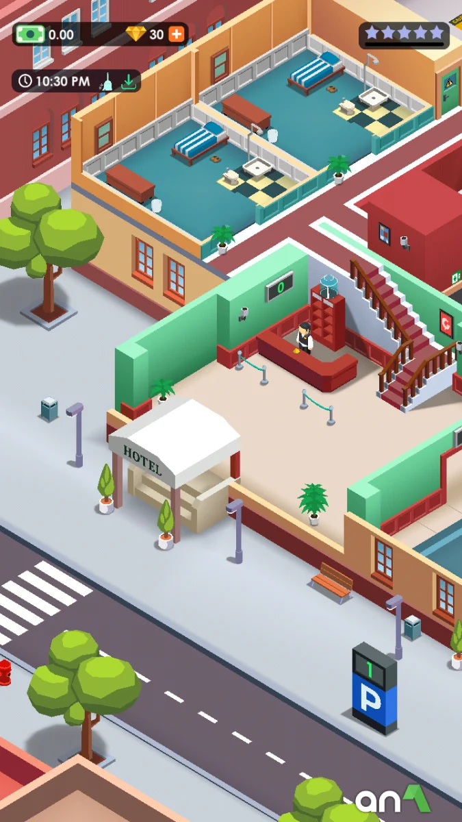 Hotel Empire Tycoon - Idle Game screenshot 1
