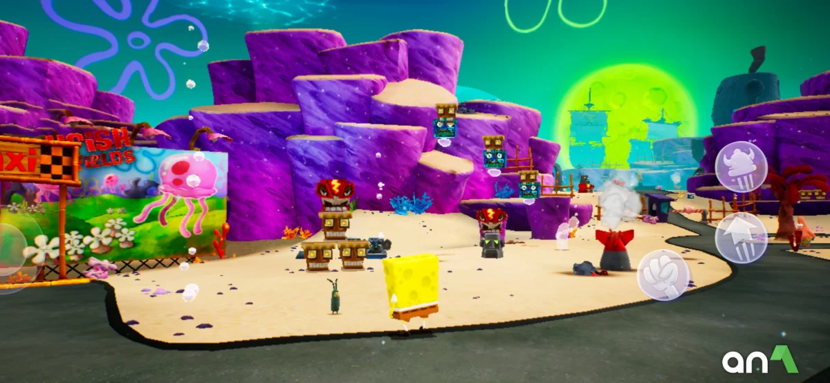 SpongeBob SquarePants: Battle for Bikini Bottom gameplay screenshot 2