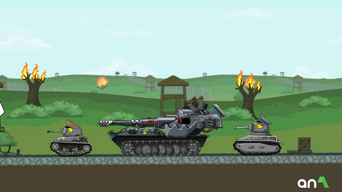 Tank Arena Steel Battle gameplay screenshot 3