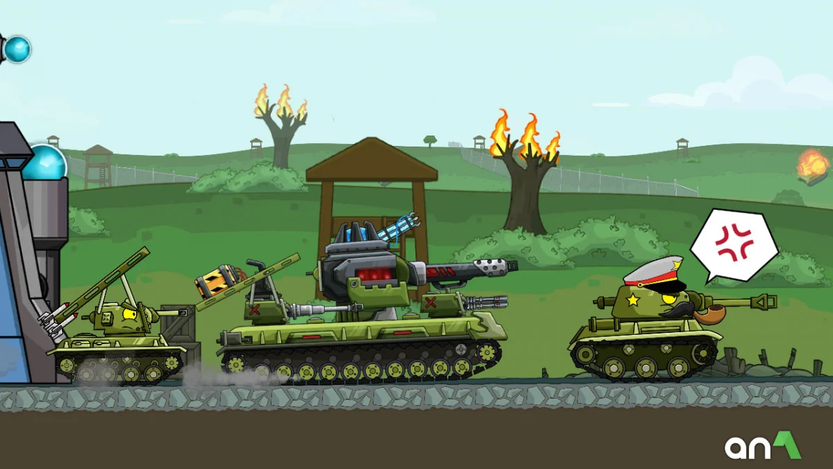 Tank Arena Steel Battle gameplay screenshot 2