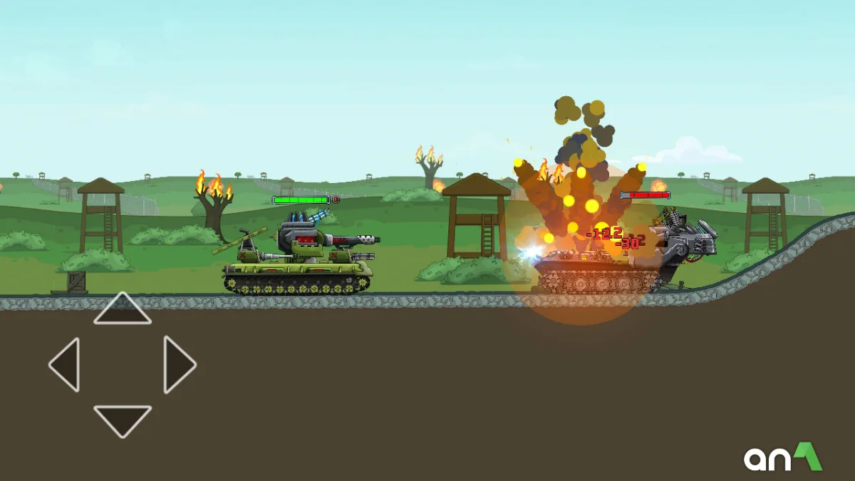 Tank Arena Steel Battle gameplay screenshot 4