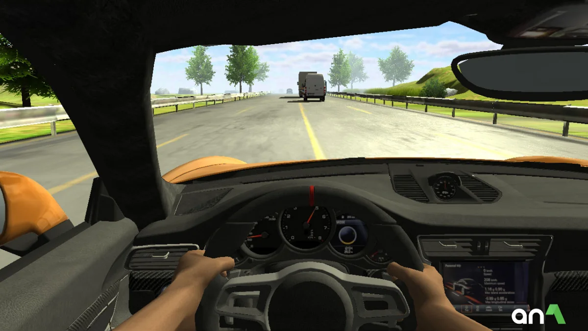 Racing in Car 2 gameplay screenshot 2