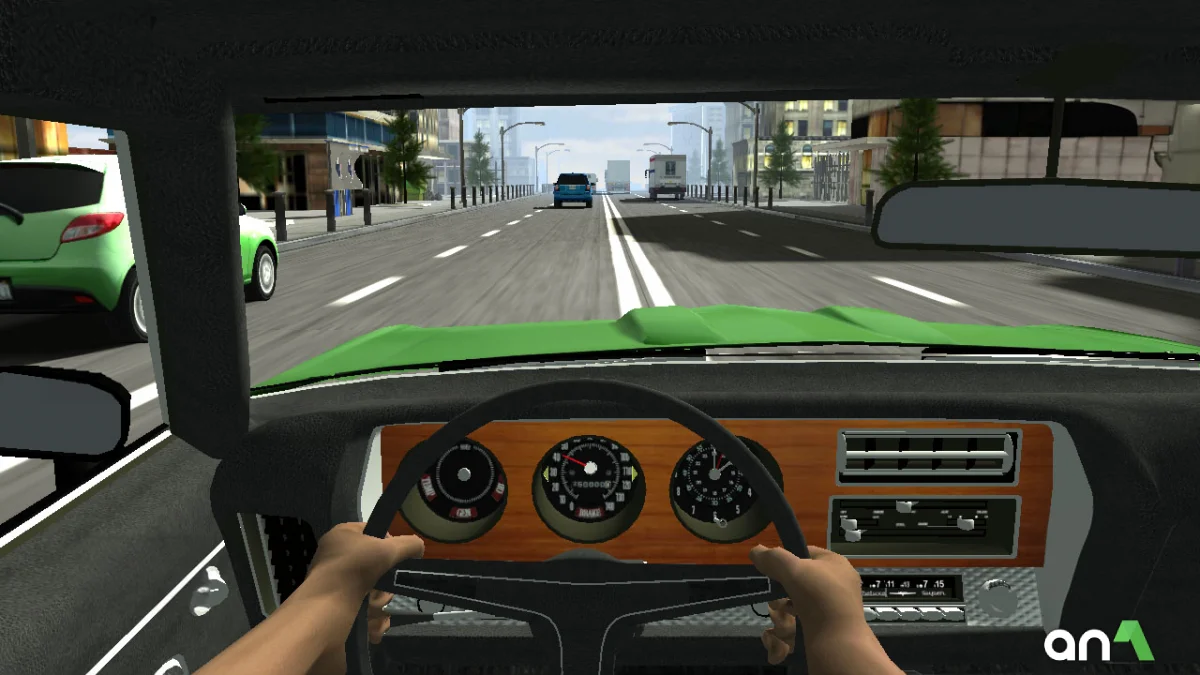 Racing in Car 2 gameplay screenshot 3