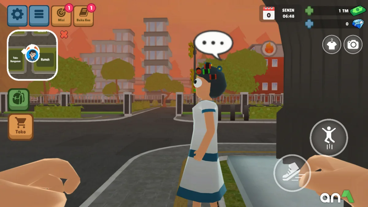 Aku Si Juragan Kosan gameplay screenshot 2
