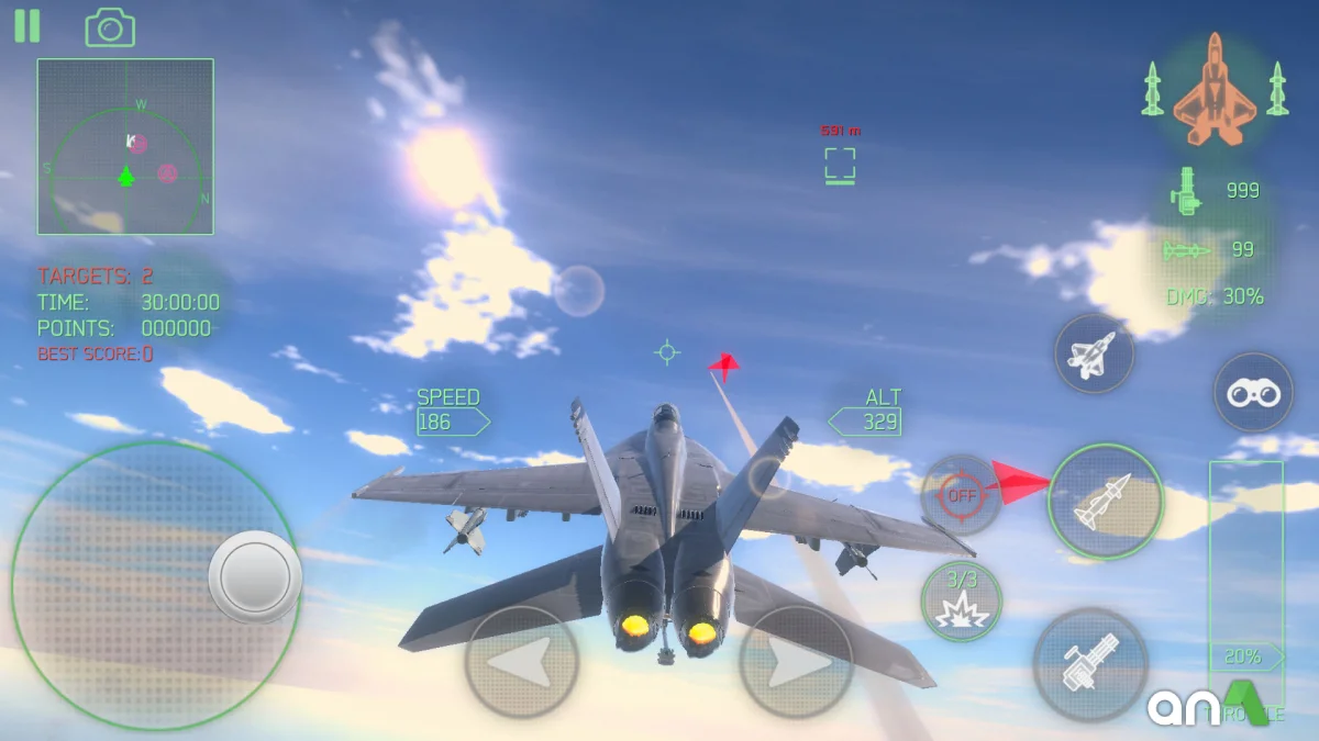 Fighter Jet Combat : Warzone screenshot 2