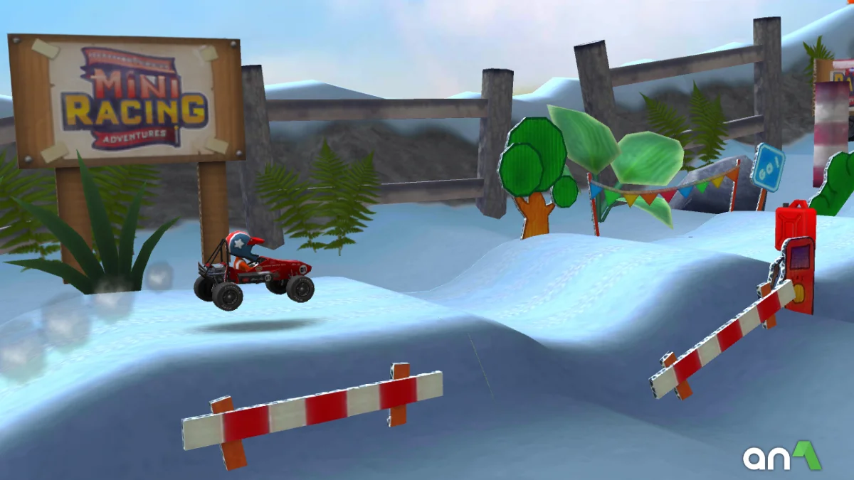Mini Racing Adventures gameplay screenshot 1