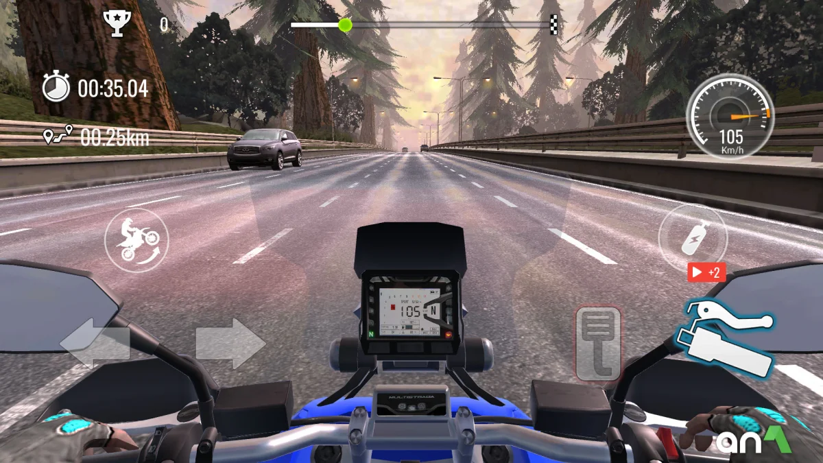 Traffic Bike Rush Driving City screenshot 1