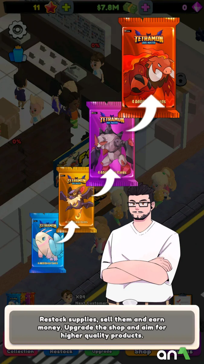 TCG Card Shop Tycoon Simulator gameplay screenshot 4