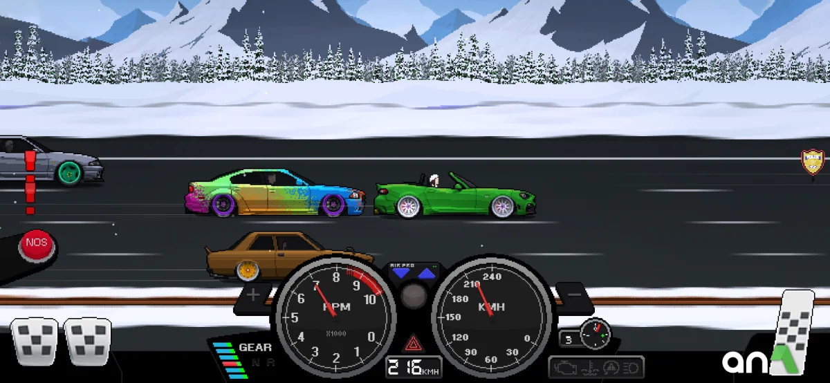Pixel Car Racer – Garage und Tuning-Screenshot 2