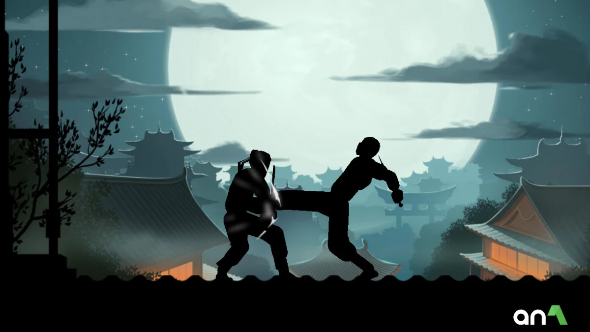 Captura de pantalla de la jugabilidad de Shadow Fight 2 Special Edition 2